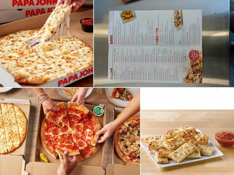 Papa Johns Pizza Menu