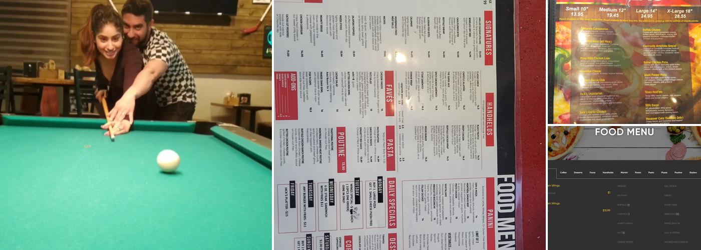 Jack's Bar & Kitchen Menu