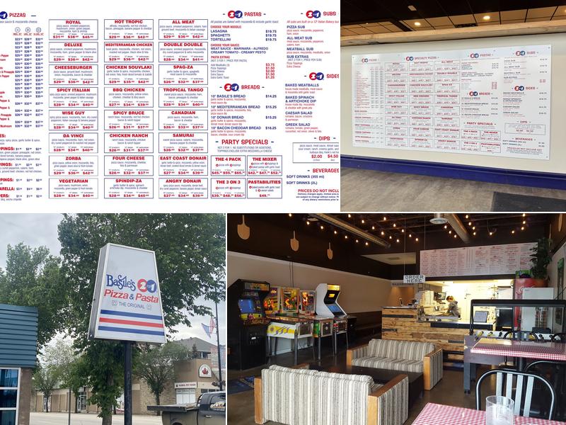 Basile's 2for1 Pizza & Pasta (Leduc) Menu