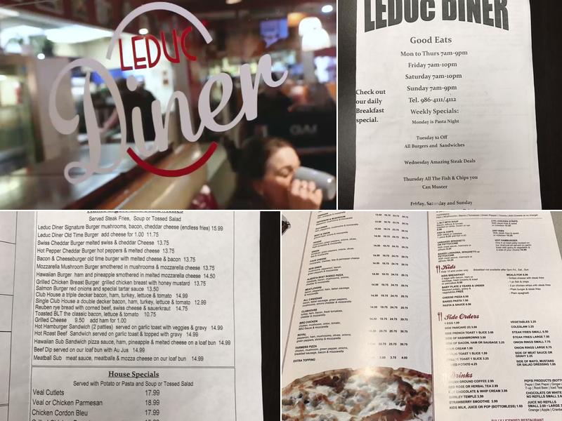 Leduc Diner & Pizza Ltd Menu
