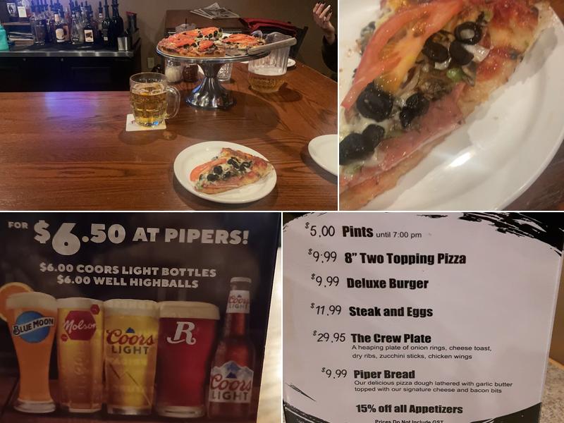 Pipers Pub & Pizza Menu