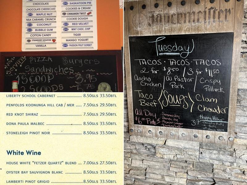 Dockside Bar & Grill Menu