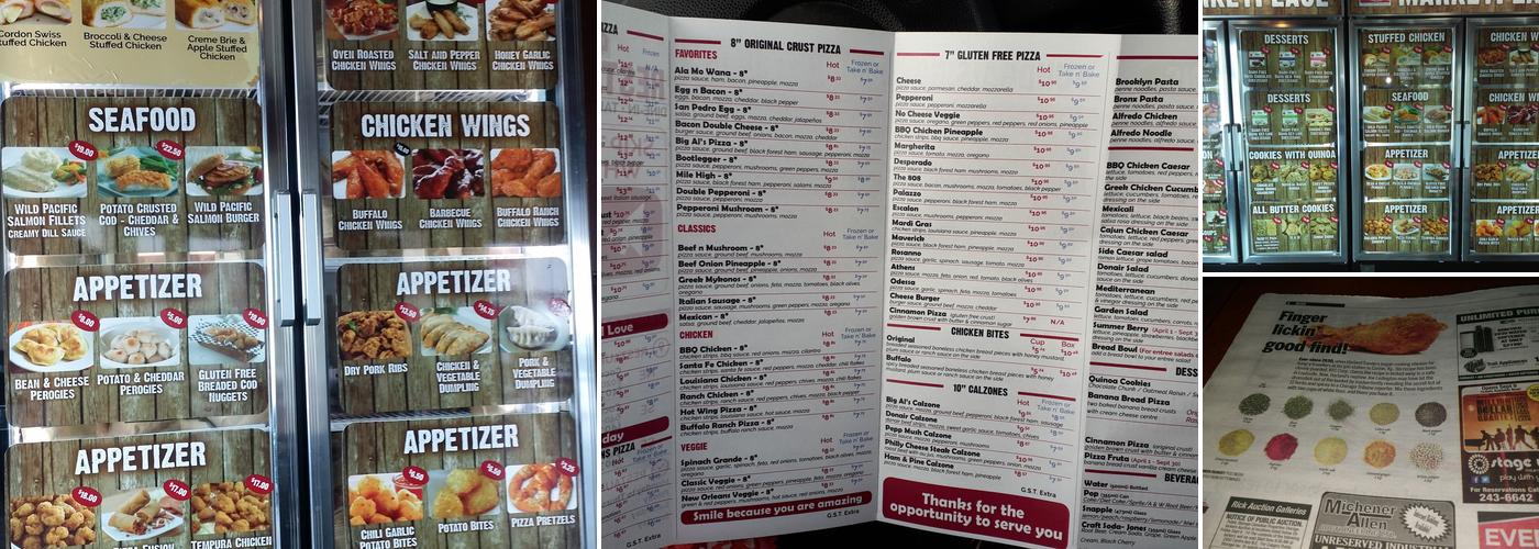 Coco Brooks Foothills Menu