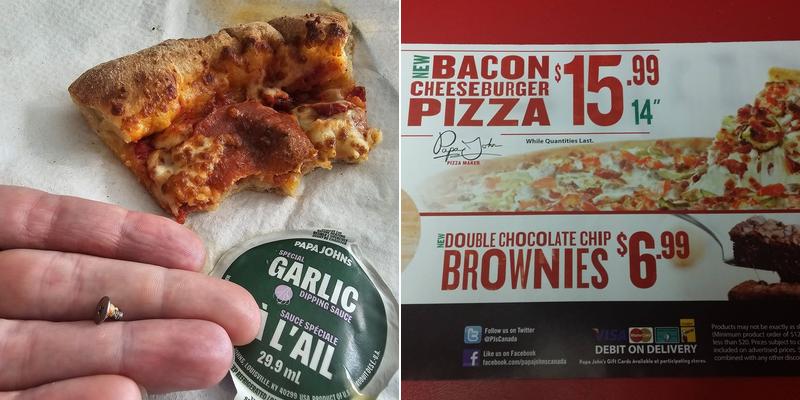 Papa John's Pizza Menu