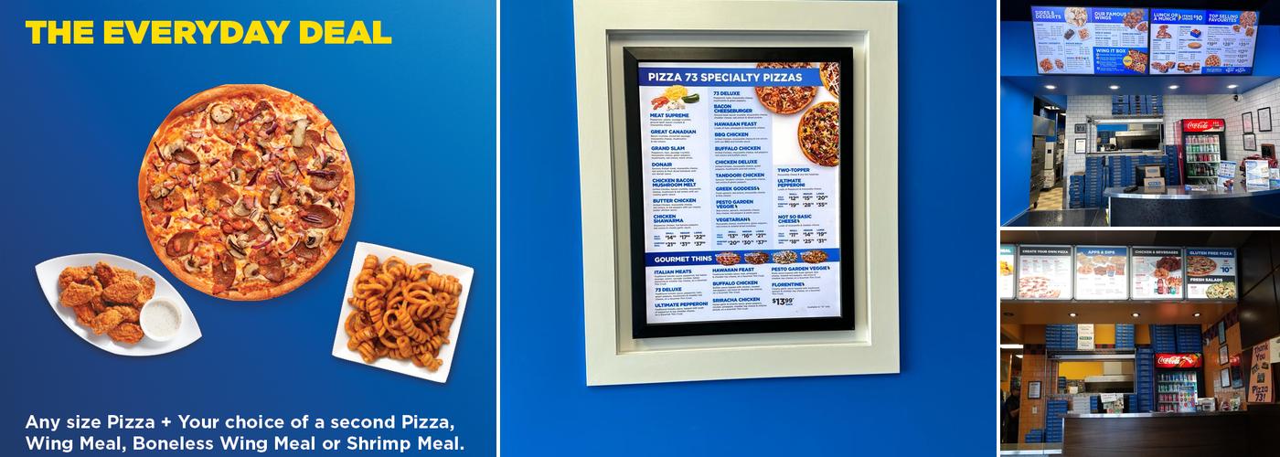 Pizza 73 Menu