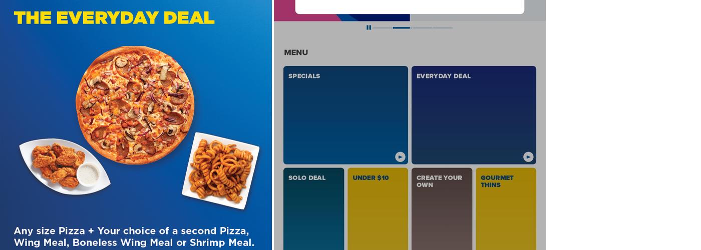 Pizza 73 Menu