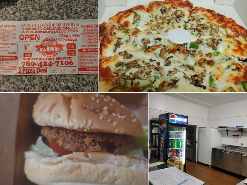 All Hours Pizza & Donair Takeout + Delivery Menu