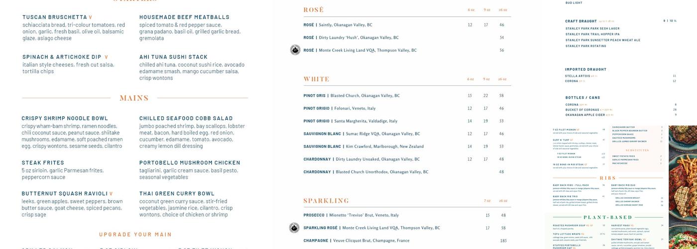 Milestones Menu
