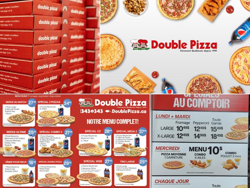 Double Pizza Menu