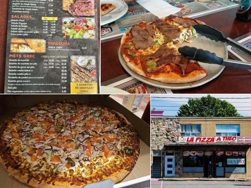 La Pizza à Théo Menu