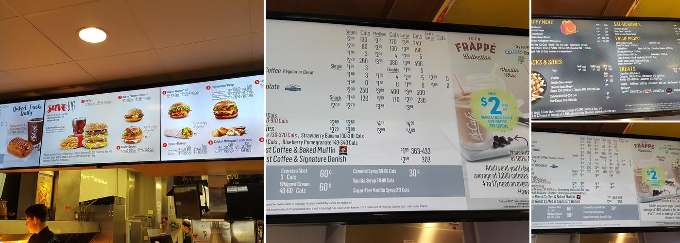 McDonald's Menu