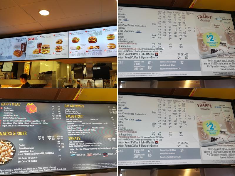 McDonald's Menu