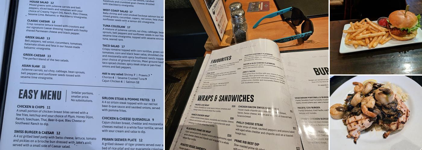 Craig Street Brew Pub Menu