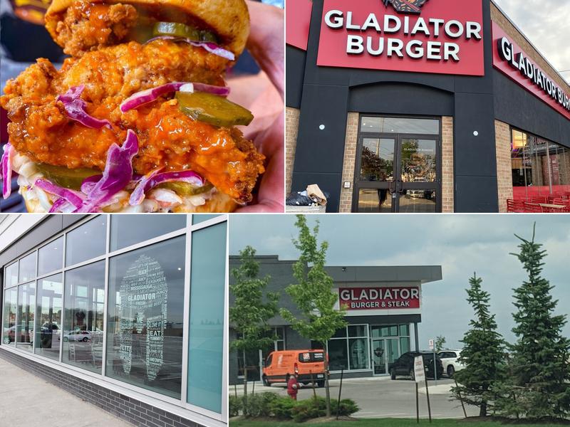 Gladiator Burger & Steak 6039 Erin Mills Pkwy, Mississauga