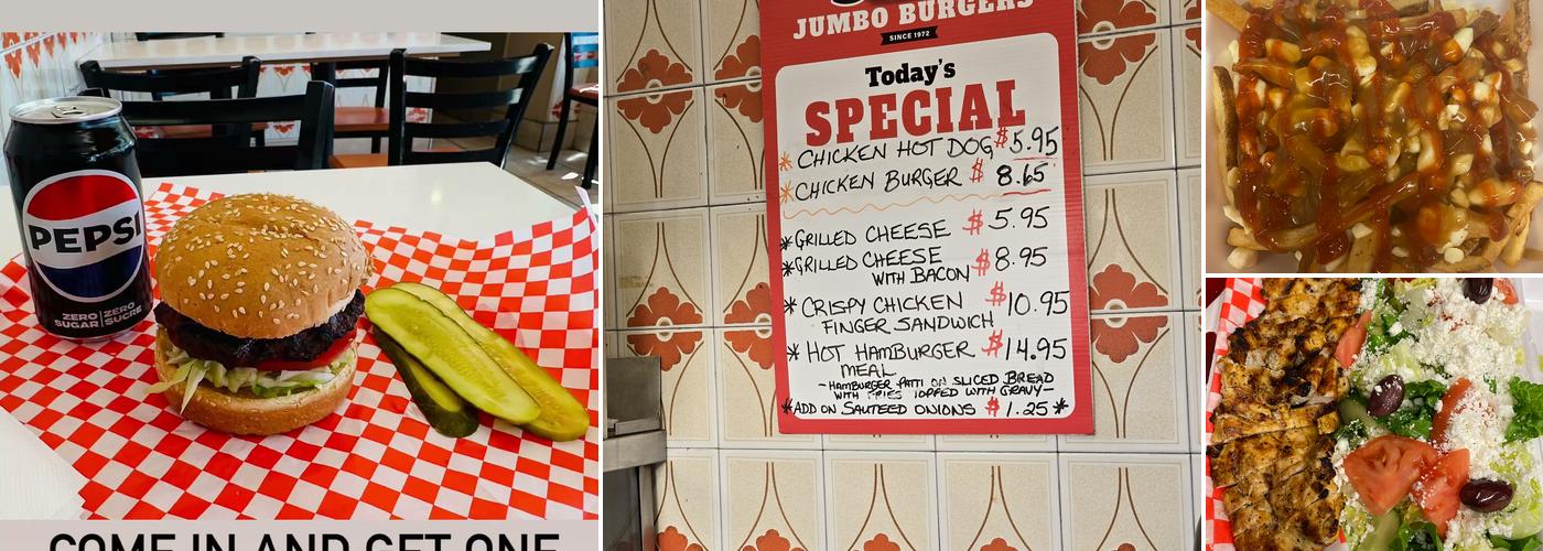 Jumbo Burgers Menu