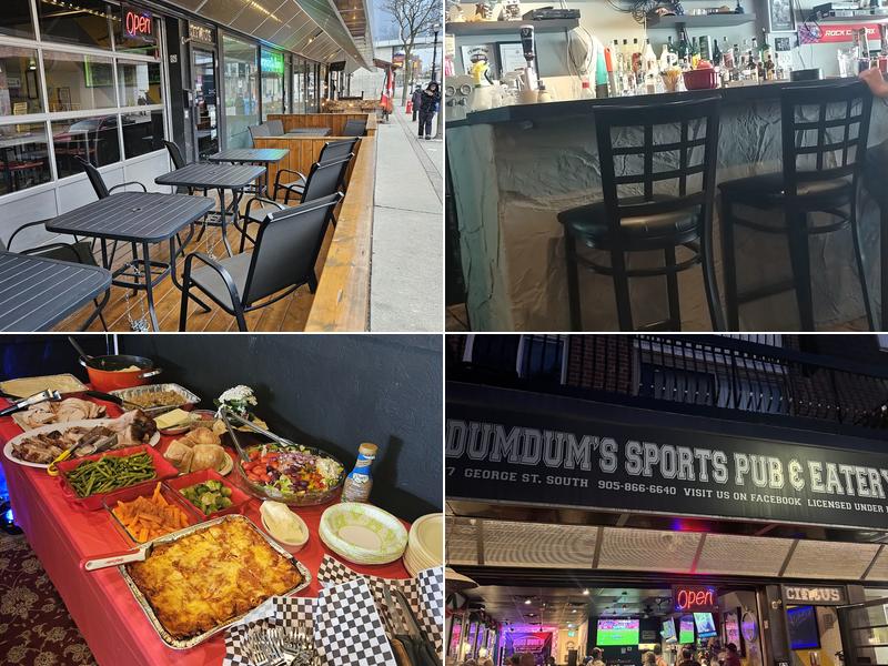 Dum Dums Sports Bar and Grill Menu