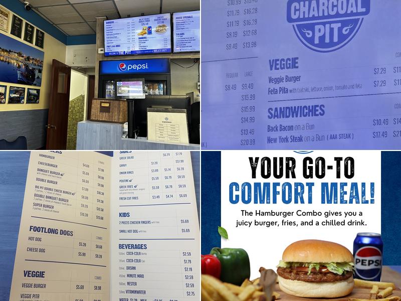 Charcoal Pit Menu