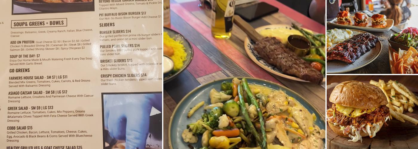 The Bull BBQ Pit Restaurant and Smoke house Menu