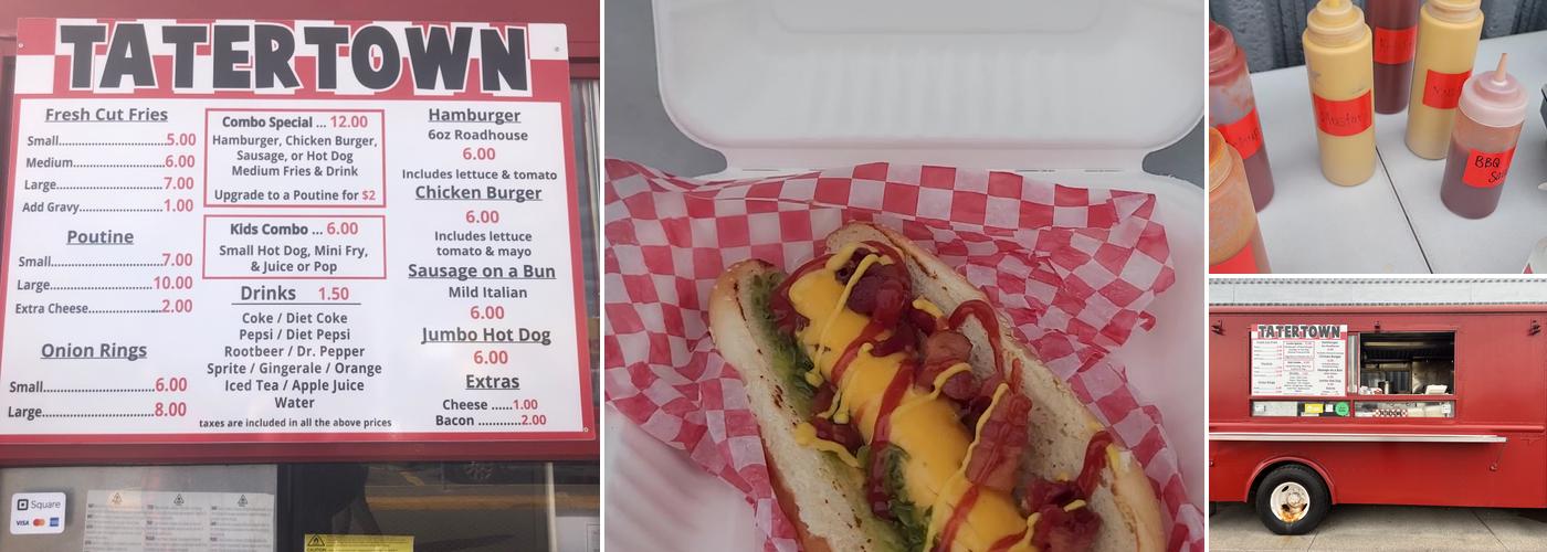 Tatertown Menu