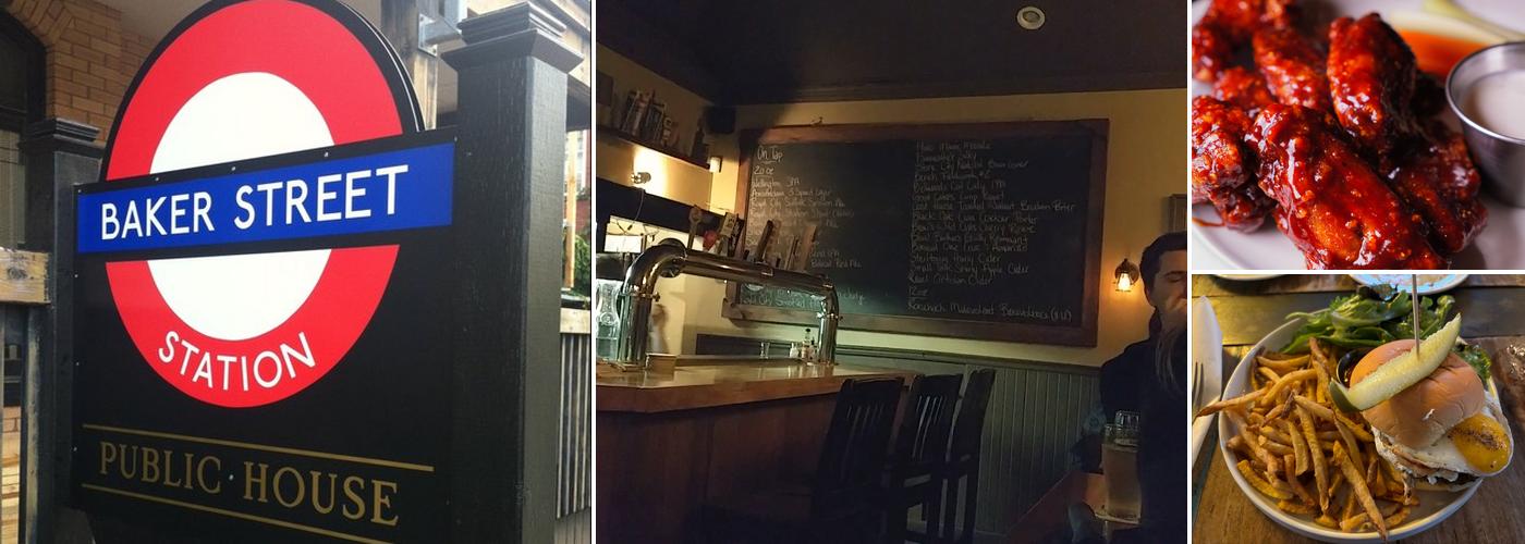 Baker Street Station Menu