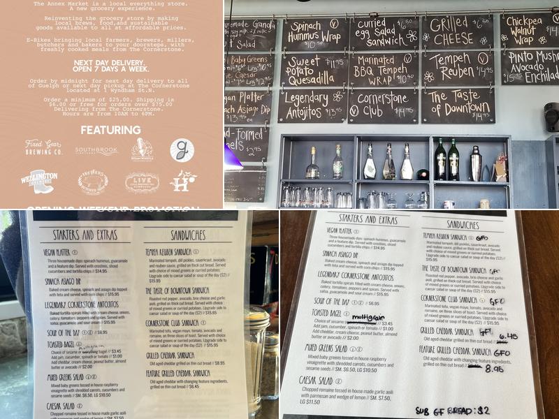 The Cornerstone Menu