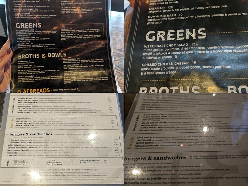 State & Main Menu