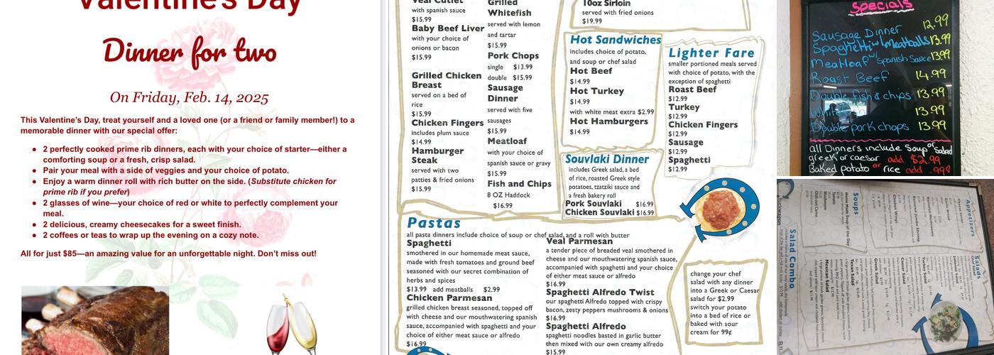 Chuckwagon Restaurant Menu
