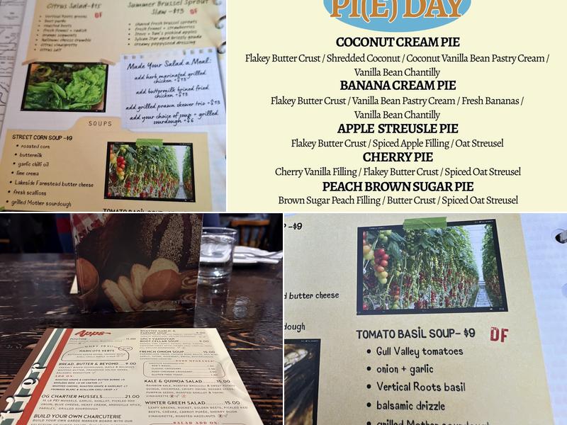 Chartier Menu