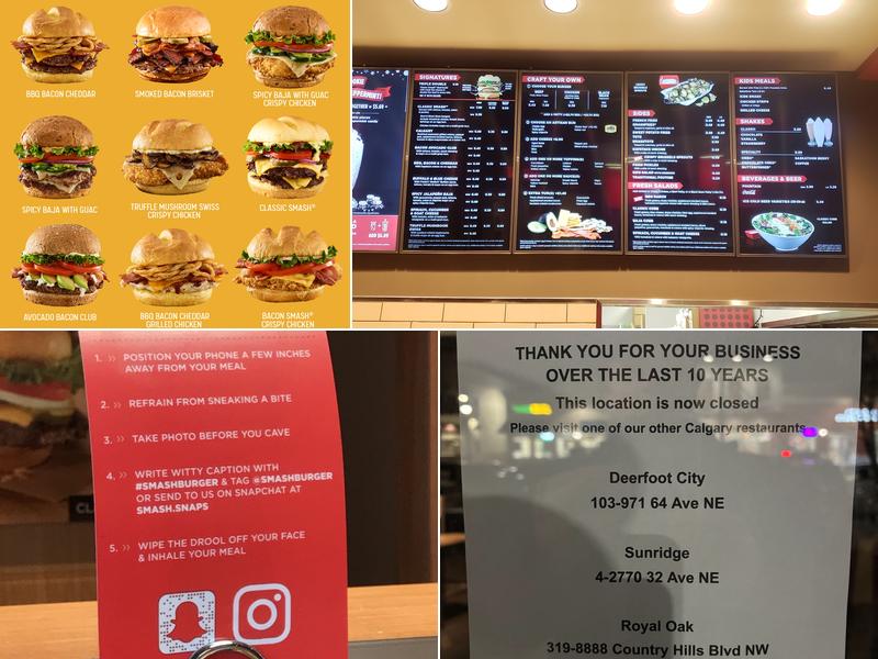 Smashburger Menu