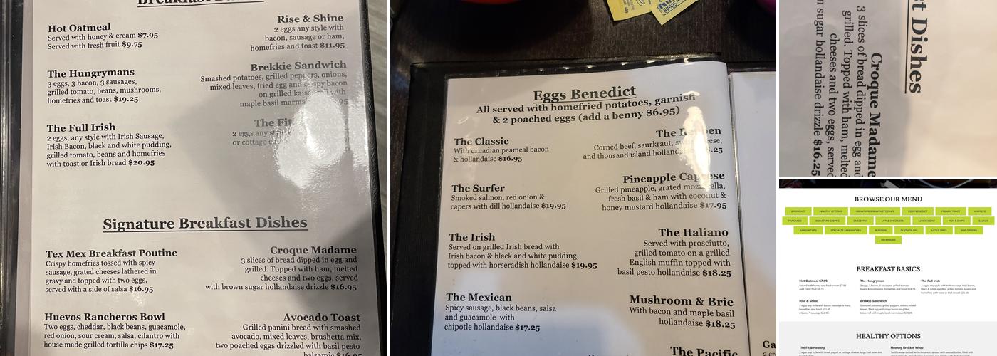 Toast Menu