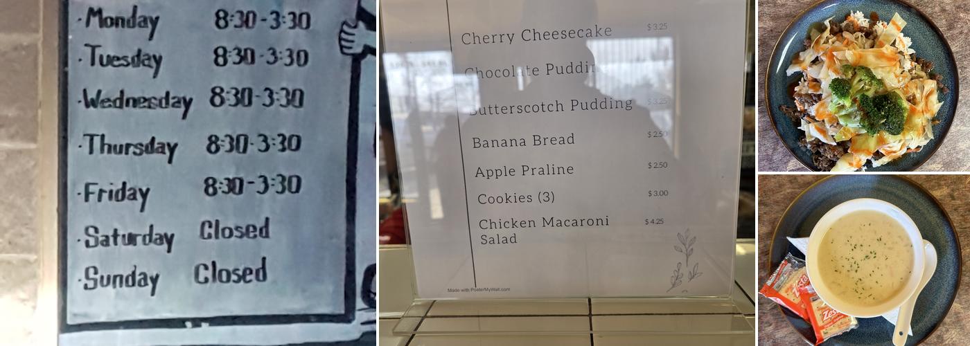 Jacqueline's Bistro Menu