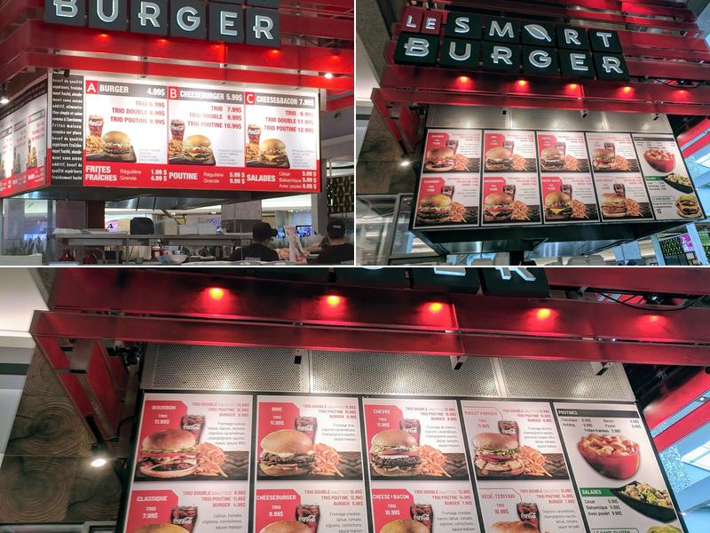 Le Smart Burger Menu