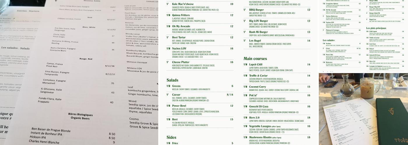 LOV Menu