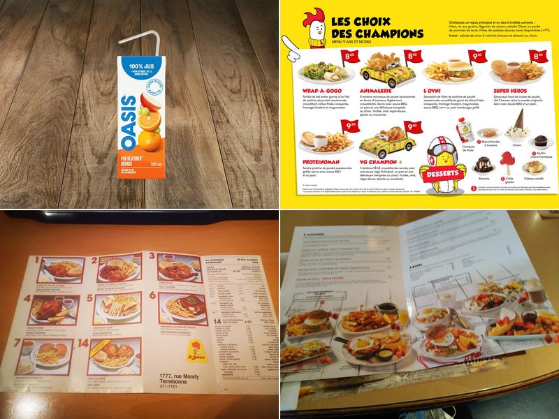 St-Hubert Menu