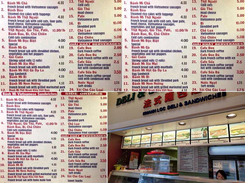 Ba Le Surrey Menu