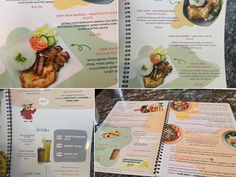 White Lotus Cafe Menu