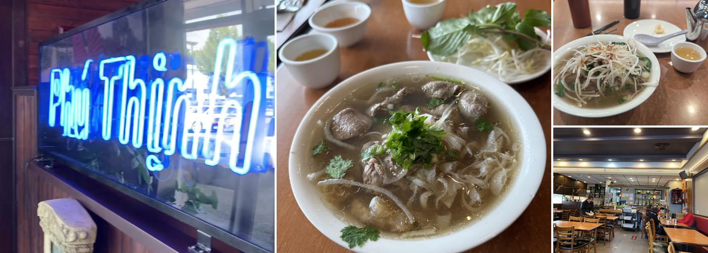 Phở Phú Thịnh Menu