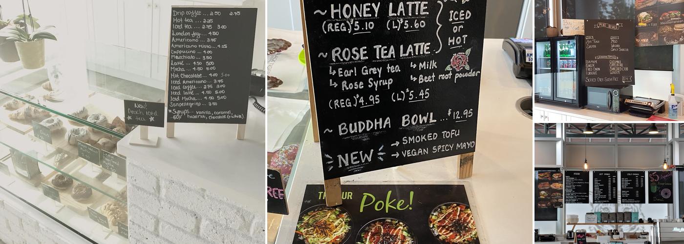 Black Tiger Coffee Co. Menu