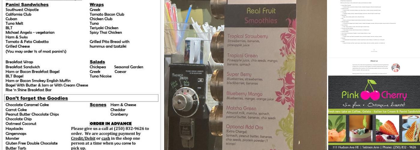 Pink Cherry Menu