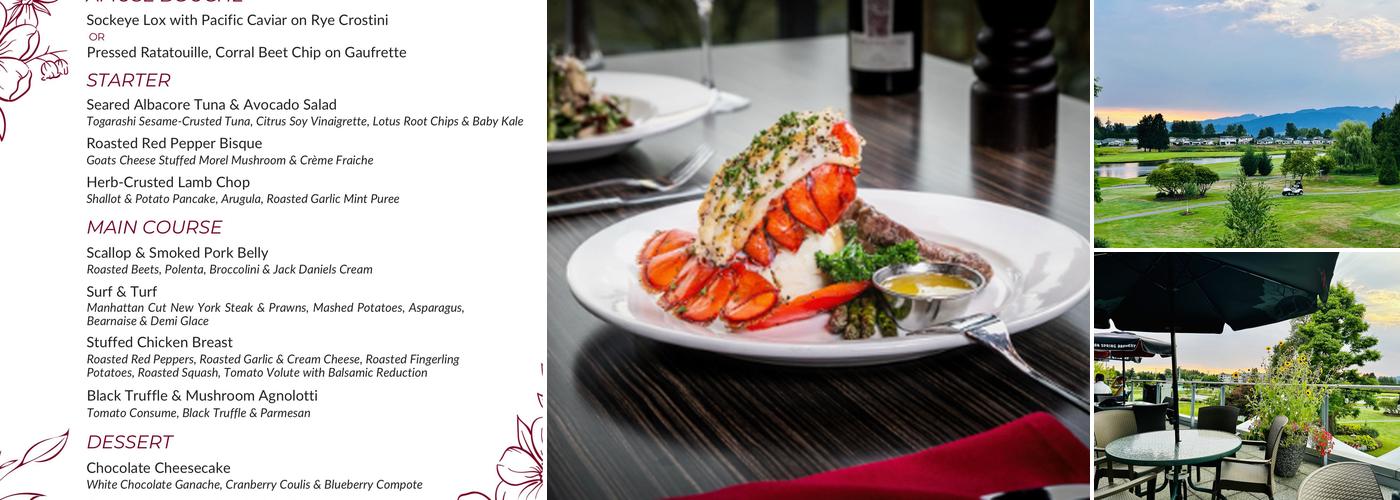 The Loft at Meadow Gardens Menu