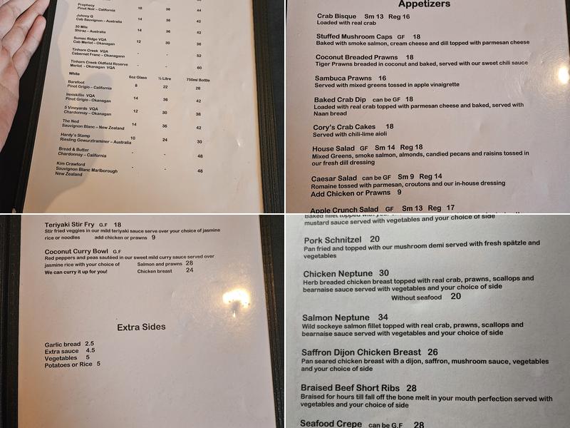 Chameleons Menu