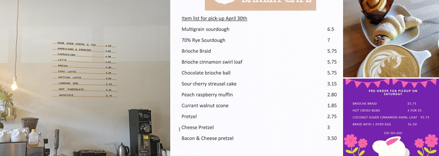 Crumbs Bakery Café Menu