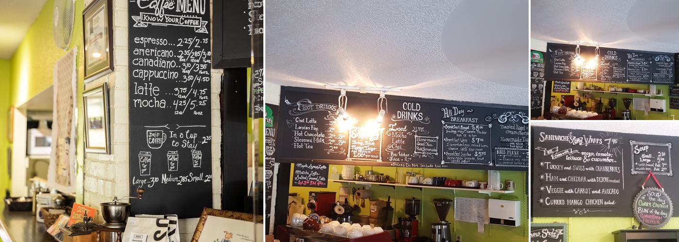 Snowdrift Cafe The Menu