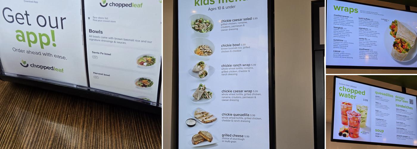 The Chopped Leaf Menu