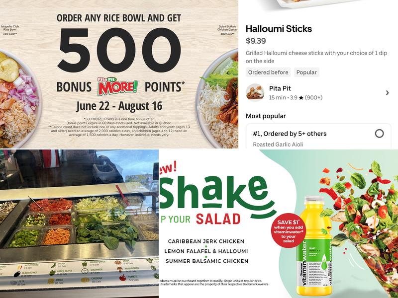 Pita Pit Menu