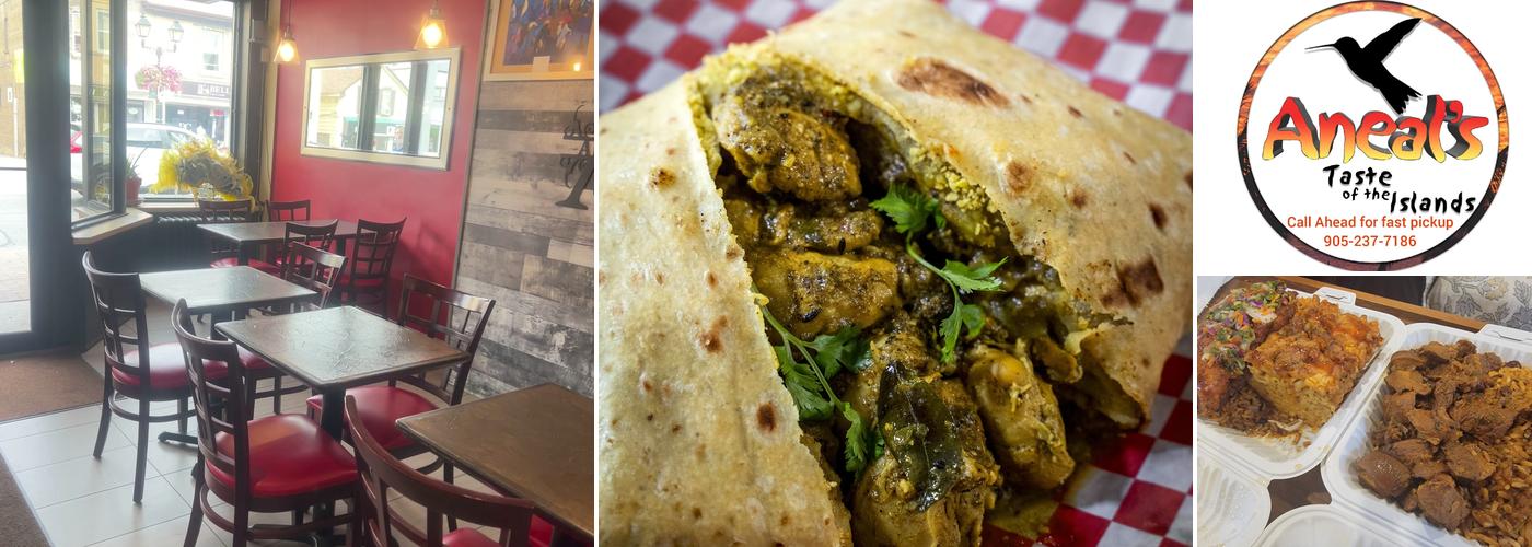 Aneal's Taste of the Islands Menu