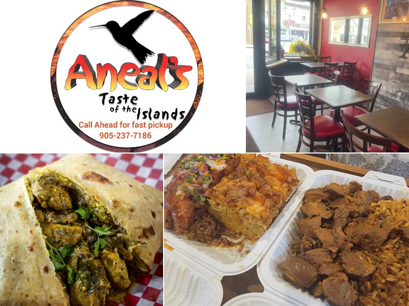 Aneal's Taste of the Islands Menu