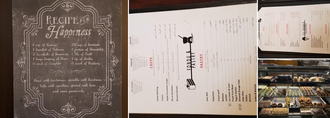 BB Cafe- Richmond Hill Menu