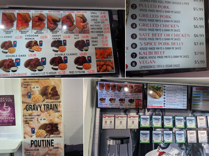 Corn Beef Hut Menu