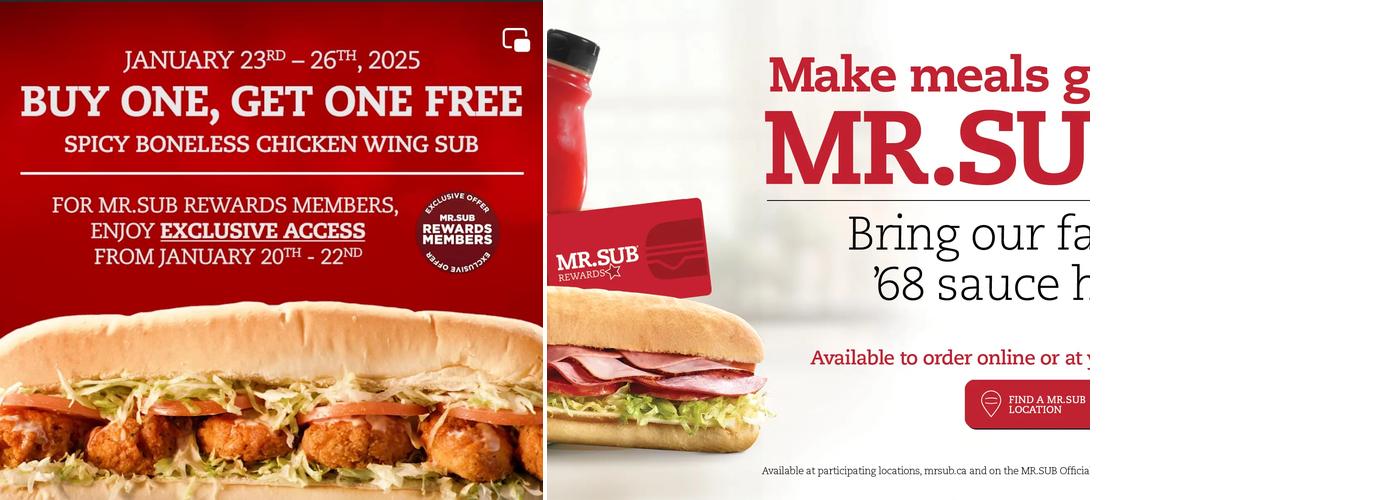 Mr.Sub Menu